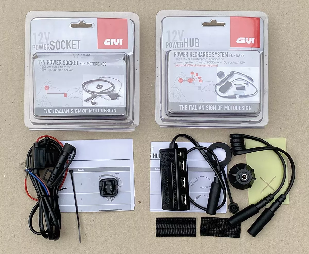 GIVI ST605B / XS307 und USB-Kit S110 / S111