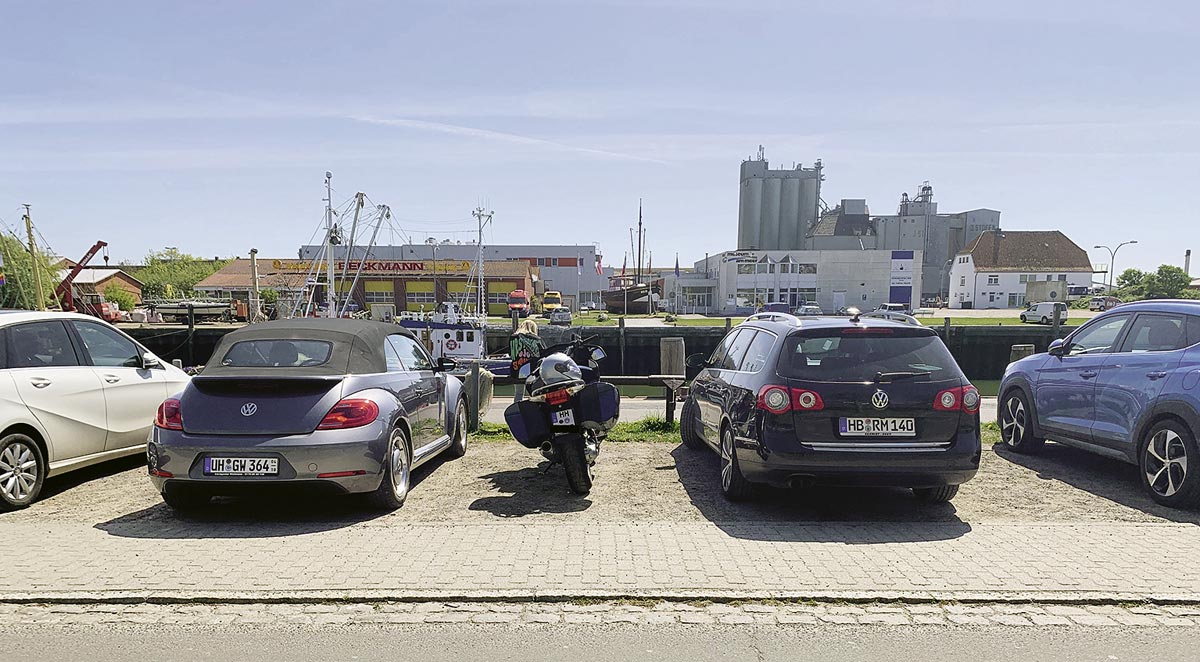 Parken am Büsumer Hafen - nur für PKW!
