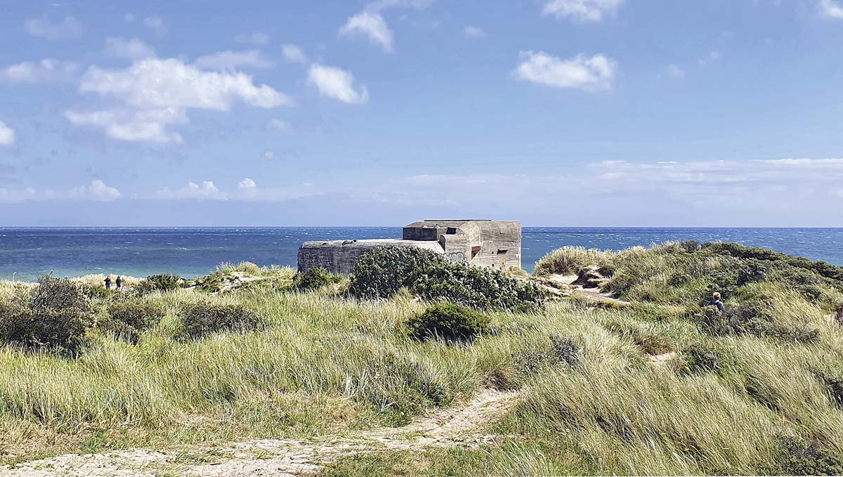 Bunker an der Küste bei Skagen