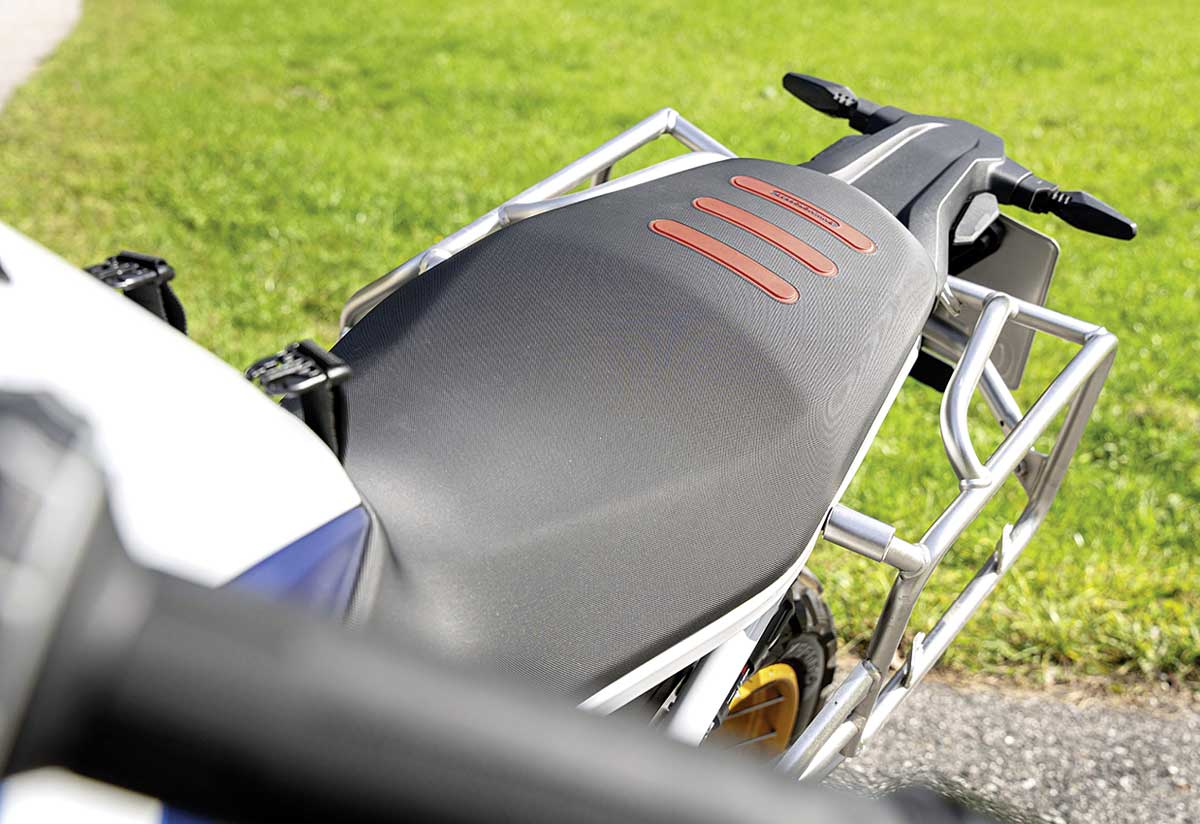 Eher sportlich orientierte Sitzbank