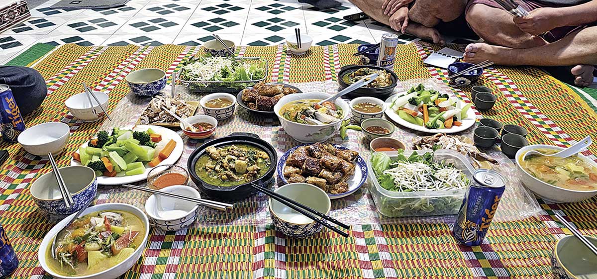 Leckere, landestypische Speisen