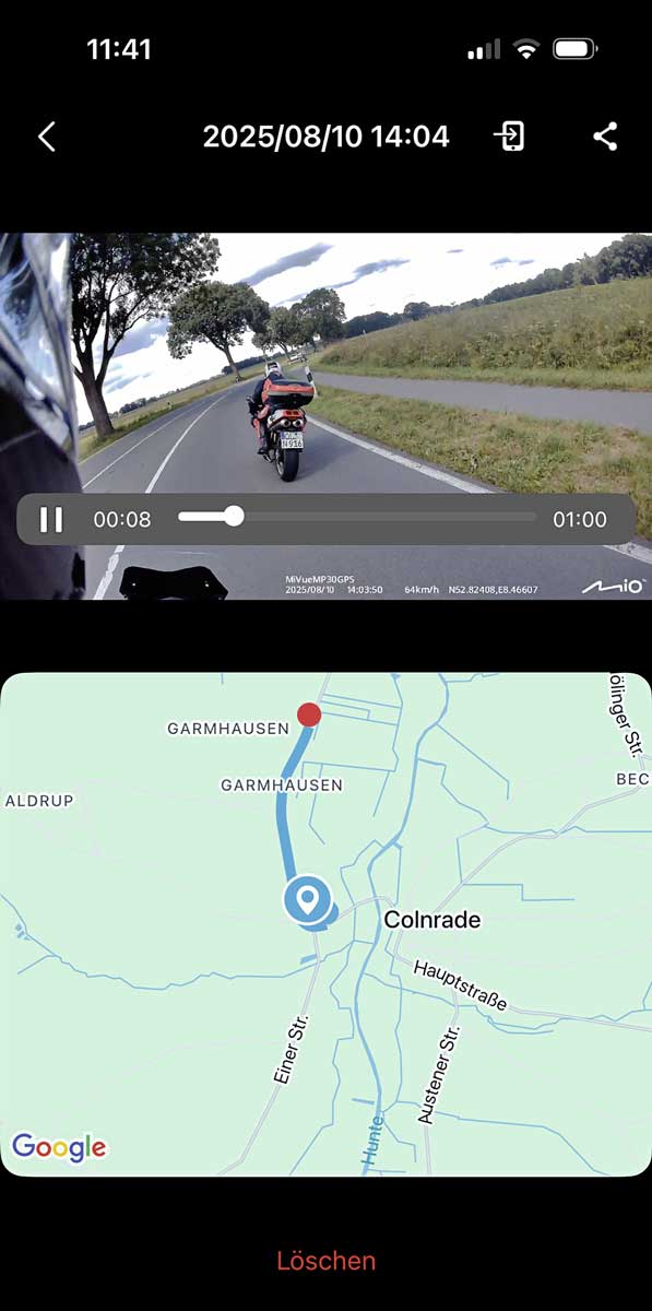 Es werden reichlich Daten aufgezeichnet
