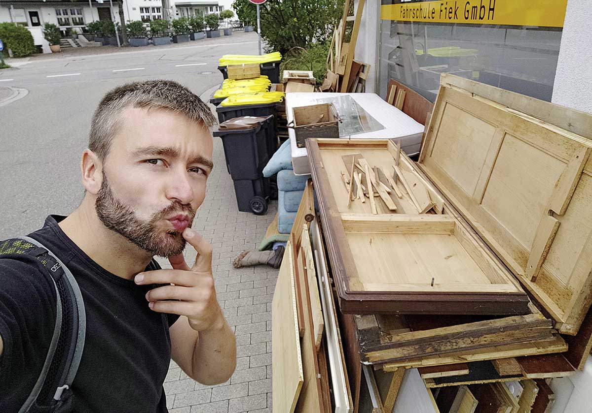 Sperrmüllabfuhr? Mir kommt da eine Idee … 