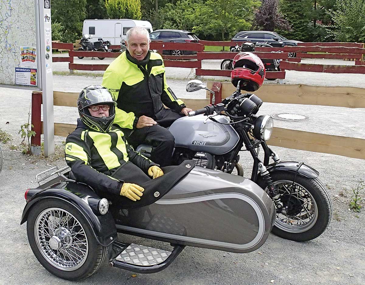 Autor Andreas ging mit Rainer im Boot an den Start