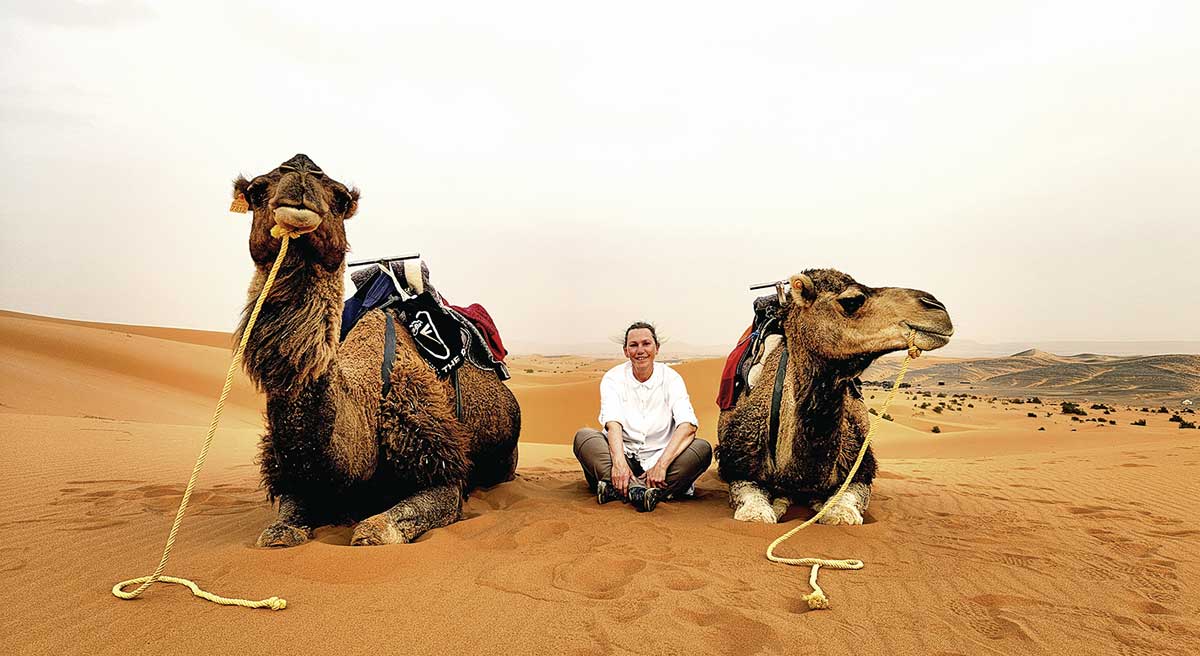Kamele reiten - irgendwie ein Muss, wenn man in Marokko ist
