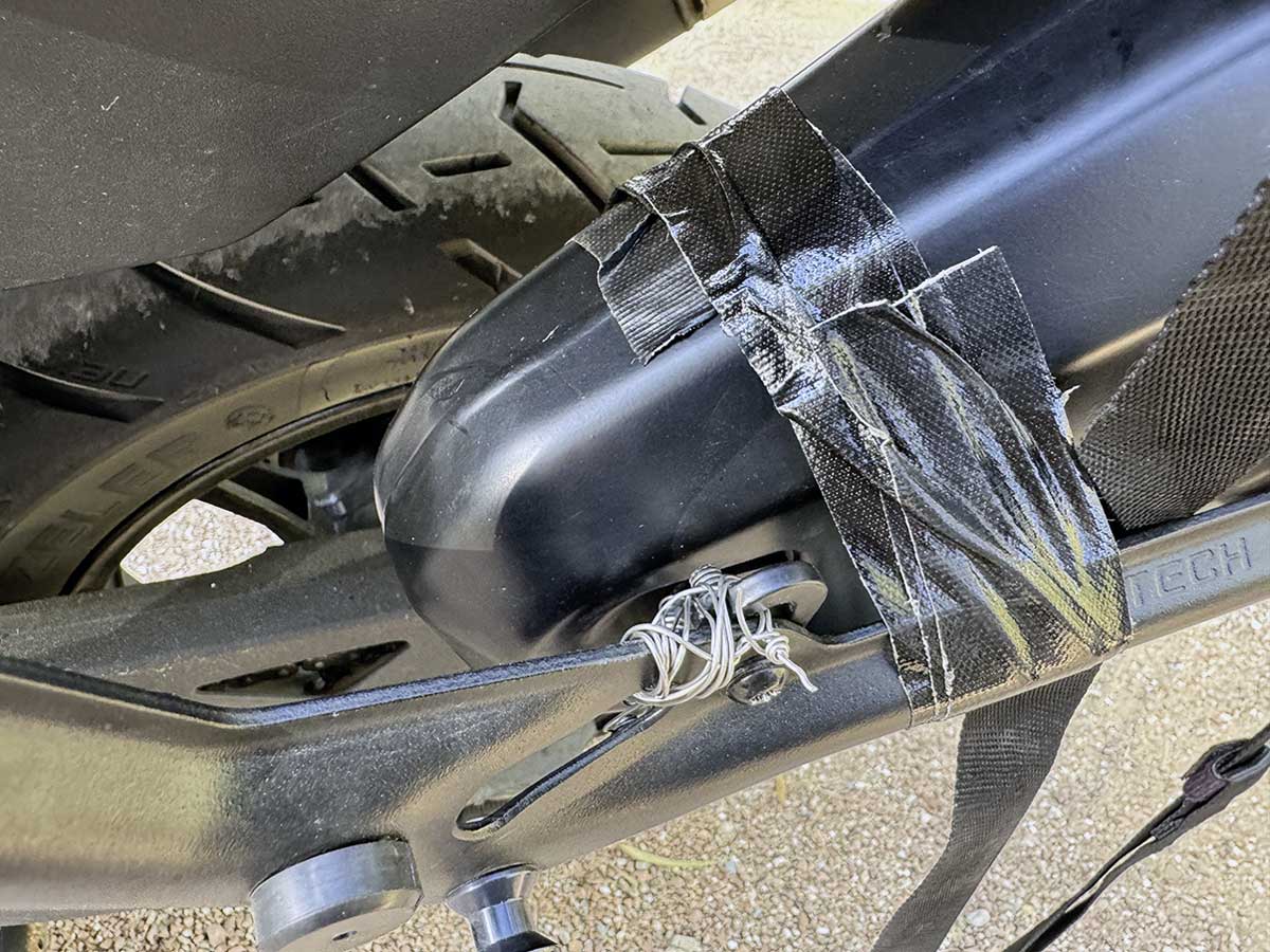 Notreparatur unterwegs