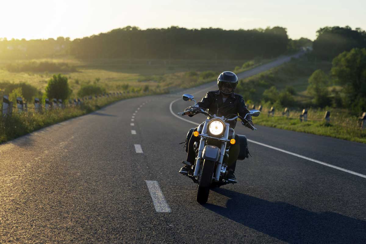 Freiheit auf dem Motorrad erleben …