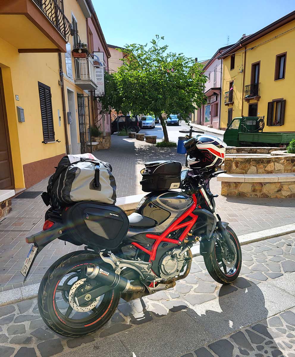 Abfahrt vom Hotel Austis in La Piazzetta