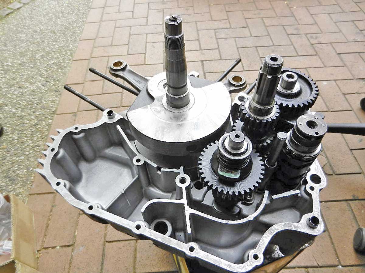 Der Motor wurde komplett neu aufgebaut