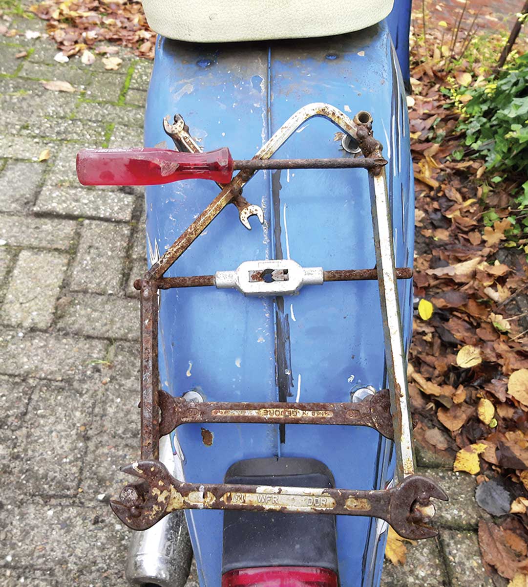 Kreativität auch beim Gepäckträger